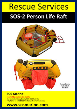 Rescue Services 2 persons raft