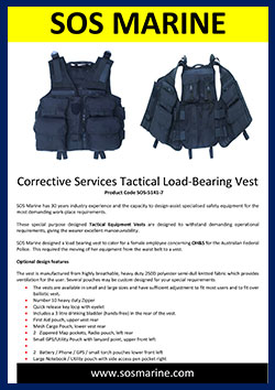 SOS Correctional Load bearing vest SOS-5147-7