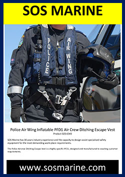 SOS Police Air Wing Life jacket SOS-6343