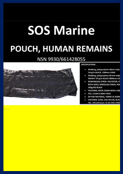 SOS Pouch Human remains SOS Marine