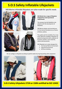 SOS Safety Inflatable lifejackets ISO 12402